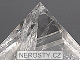 rock crystal, pyramid