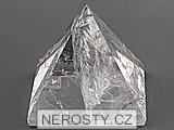 rock crystal, pyramid