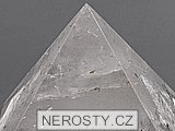 rock crystal, pyramid