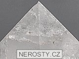 rock crystal, pyramid