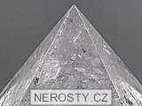 rock crystal, pyramid