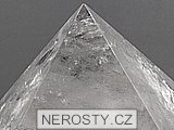 rock crystal, pyramid