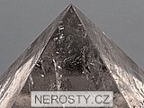 smoky quartz, pyramid