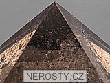 smoky quartz, pyramid