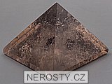 smoky quartz, pyramid