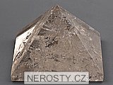 smoky quartz, pyramid