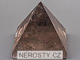 smoky quartz, pyramid