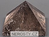 smoky quartz, pyramid