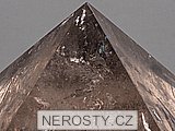 smoky quartz, pyramid