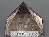 smoky quartz, pyramid