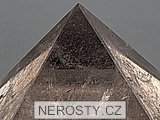 smoky quartz, pyramid