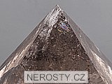 smoky quartz, pyramid