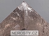 smoky quartz, pyramid