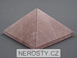 rose quartz, pyramid